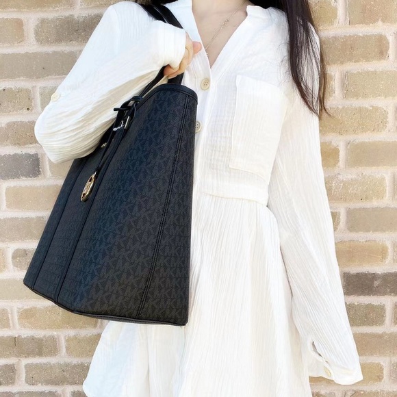 💕Michael kors large laptop tote black MK - Picture 6 of 7